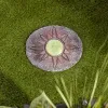 Sun Glowing Stepping Stone - Outdoor Garden Decor with Solar Powered LED Lights